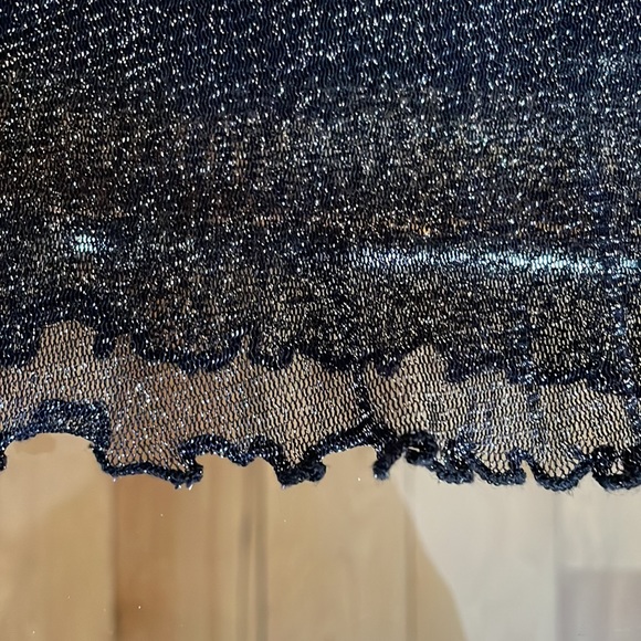 Sheer sparkly black top - Picture 3 of 3